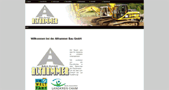 Desktop Screenshot of althammer-bau.de